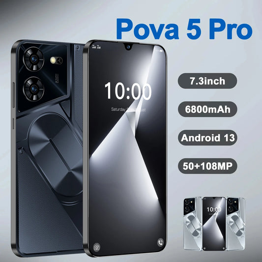 Pova 5 Pro Unlocked Smartphone  16G+1TB 4G/5G Cellphone Android Mobile Phone