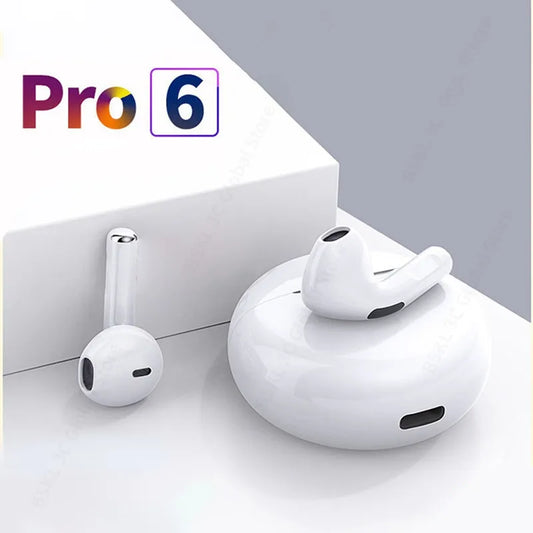 Original Air Pro 6 TWS Wireless Bluetooth Earphones Mini Pods Earbuds Earphone Headset